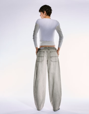 Bershka Baggy Farmer - szürke