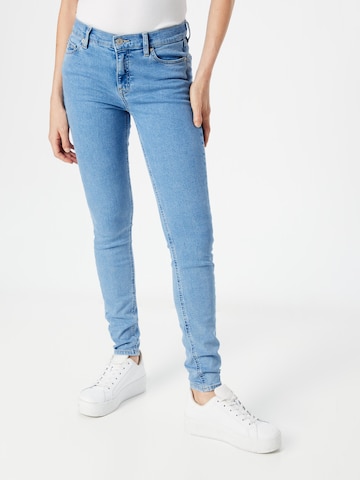 Tommy Jeans Skinny Jeans 'NORA' in Blauw: voorkant