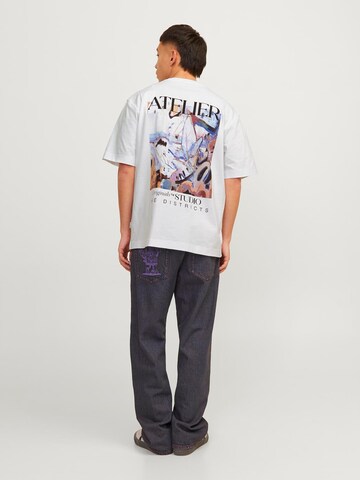 JACK & JONES Bluser & t-shirts 'JORBrooklyn' i hvid