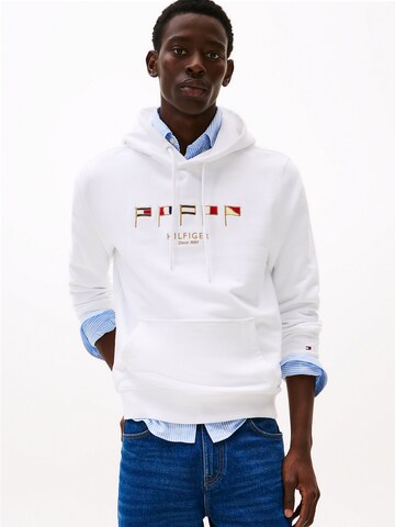 Sweat-shirt TOMMY HILFIGER en blanc : devant