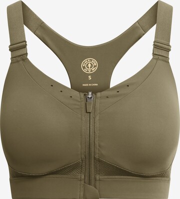 GOLD´S GYM APPAREL Sports Bra 'Geena' in Green: front