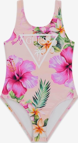 GUESS Badeanzug in Pink: Vorderseite