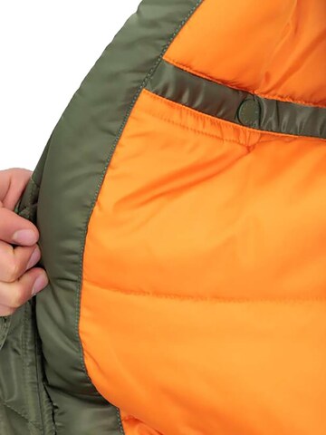 ALPHA INDUSTRIES Between-Season Jacket 'MA-1 ZH Back EMB' in Green