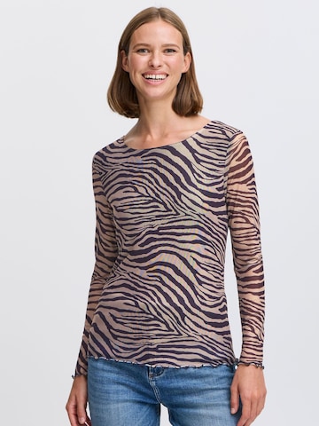Camicia da donna di b.young in marrone: frontale