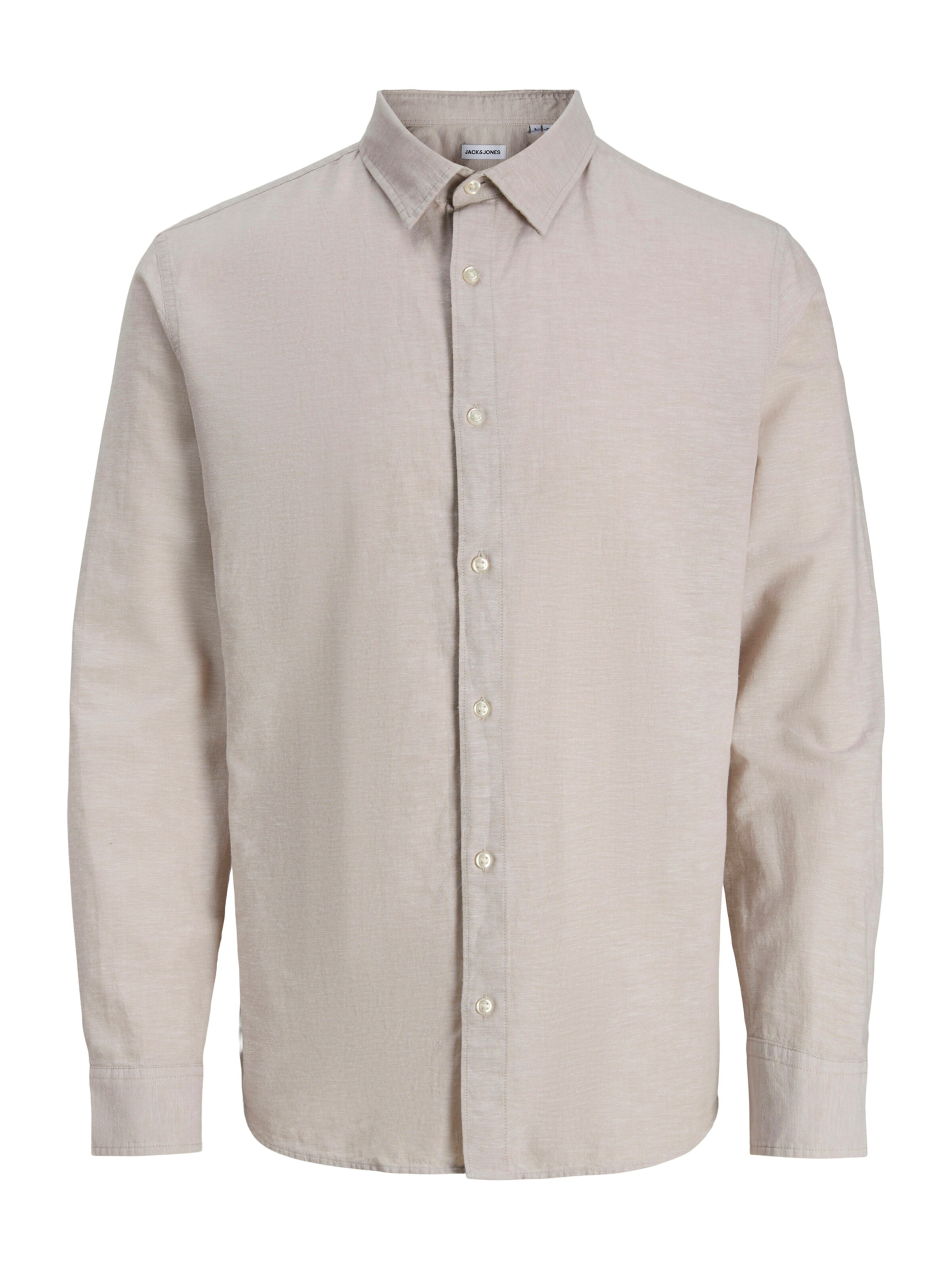 Jack & Jones Plus - Ajuste regular Camisa 'JJEBREEZE' en beige: frente