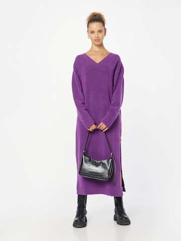 WEEKDAY - Vestido de malha 'Ellen' em roxo