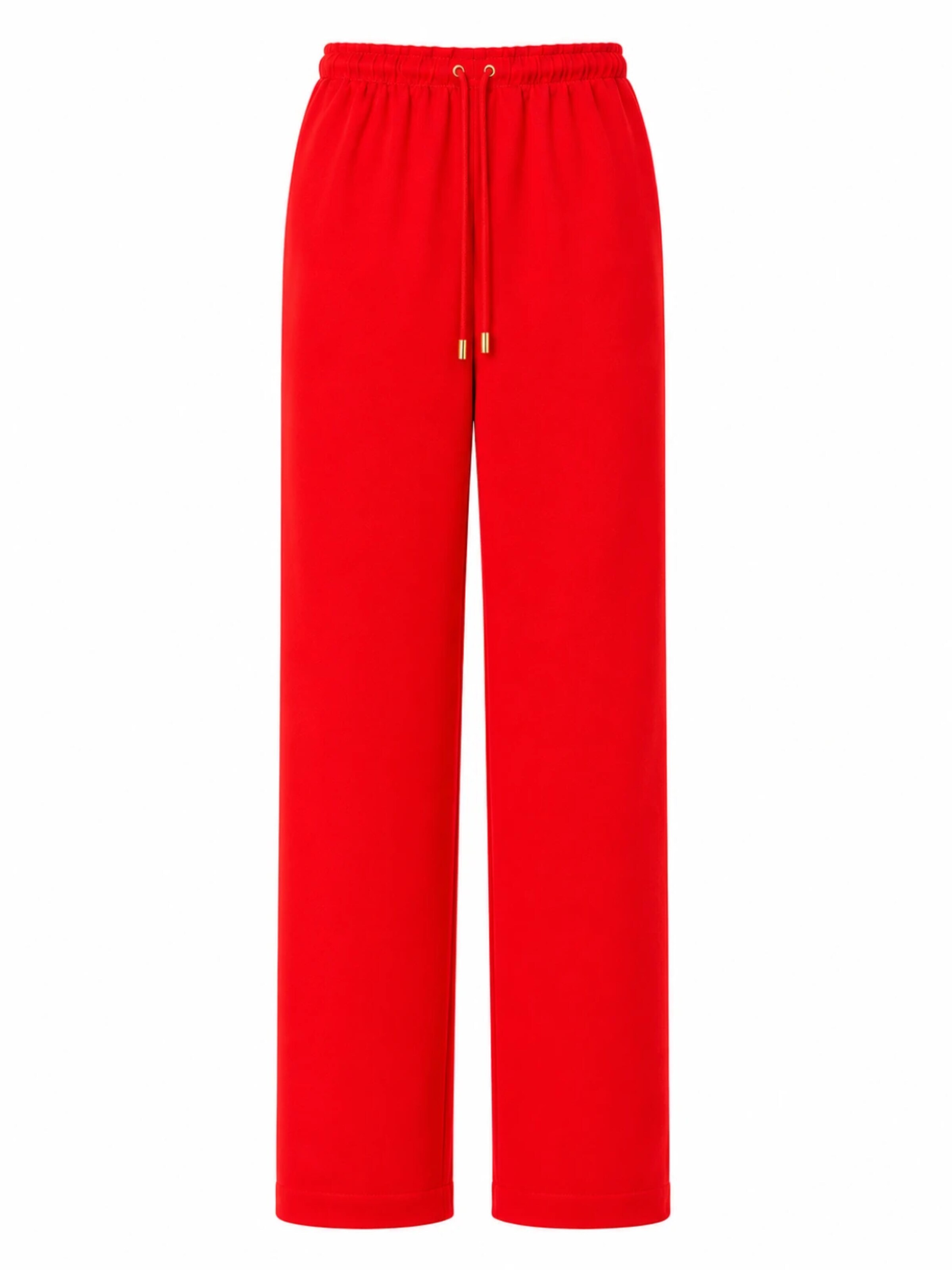 BREEZERA Wide leg Pants in Red: front