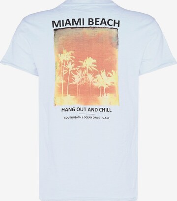 BLUE EFFECT T-Shirt 'MIAMI BEACH' in Weiß