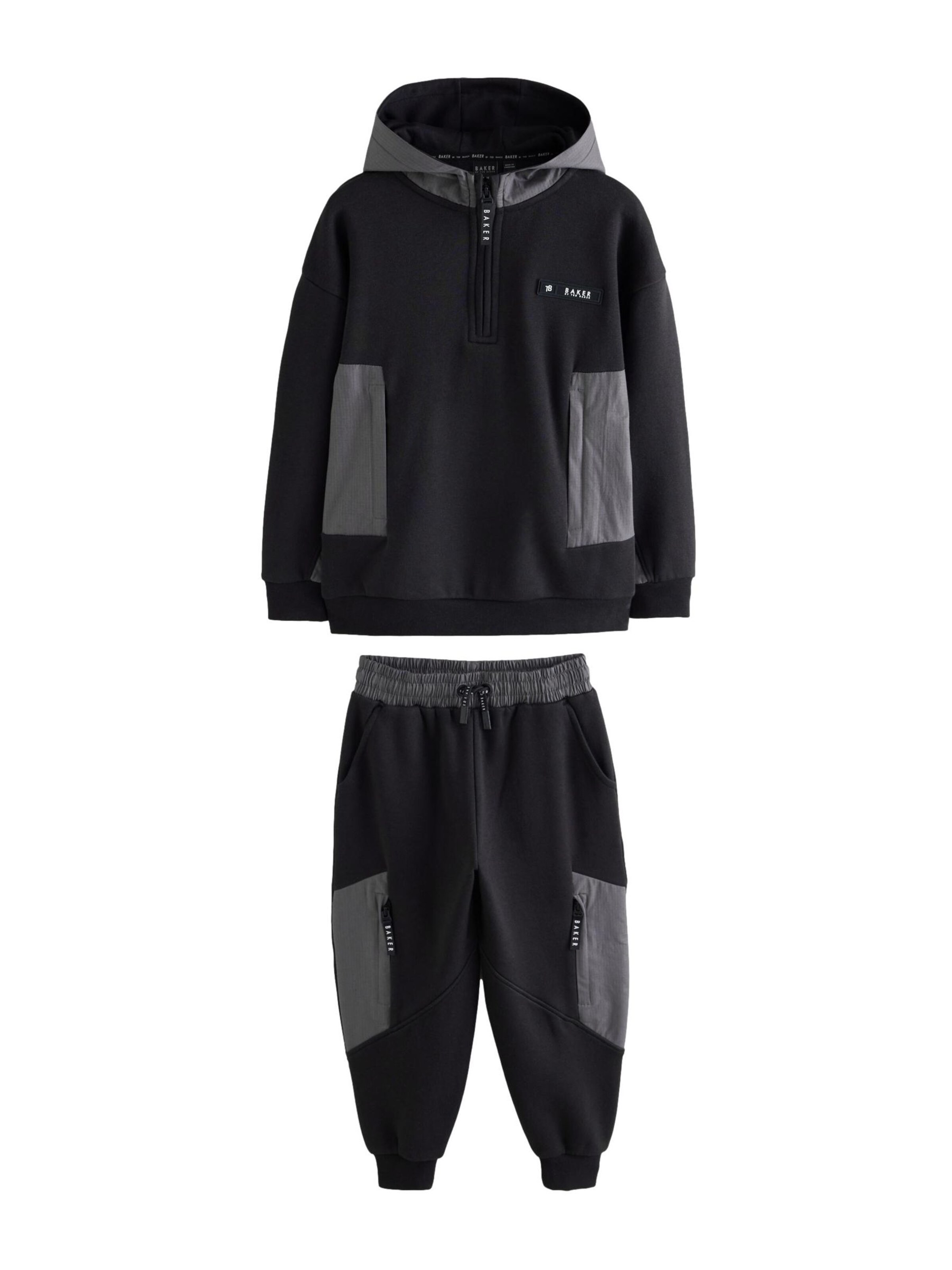 Baker by Ted Baker Sweatsuit in Black: front