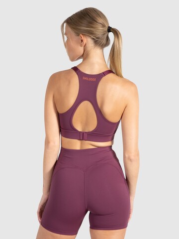 Bustier Soutien-gorge de sport 'Althea' Smilodox en violet