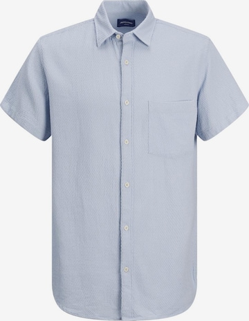 JACK & JONES Regular fit Button Up Shirt in Blue: front