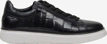 Desa Slip On 'Schnürschuhe' in Schwarz: Vorderseite