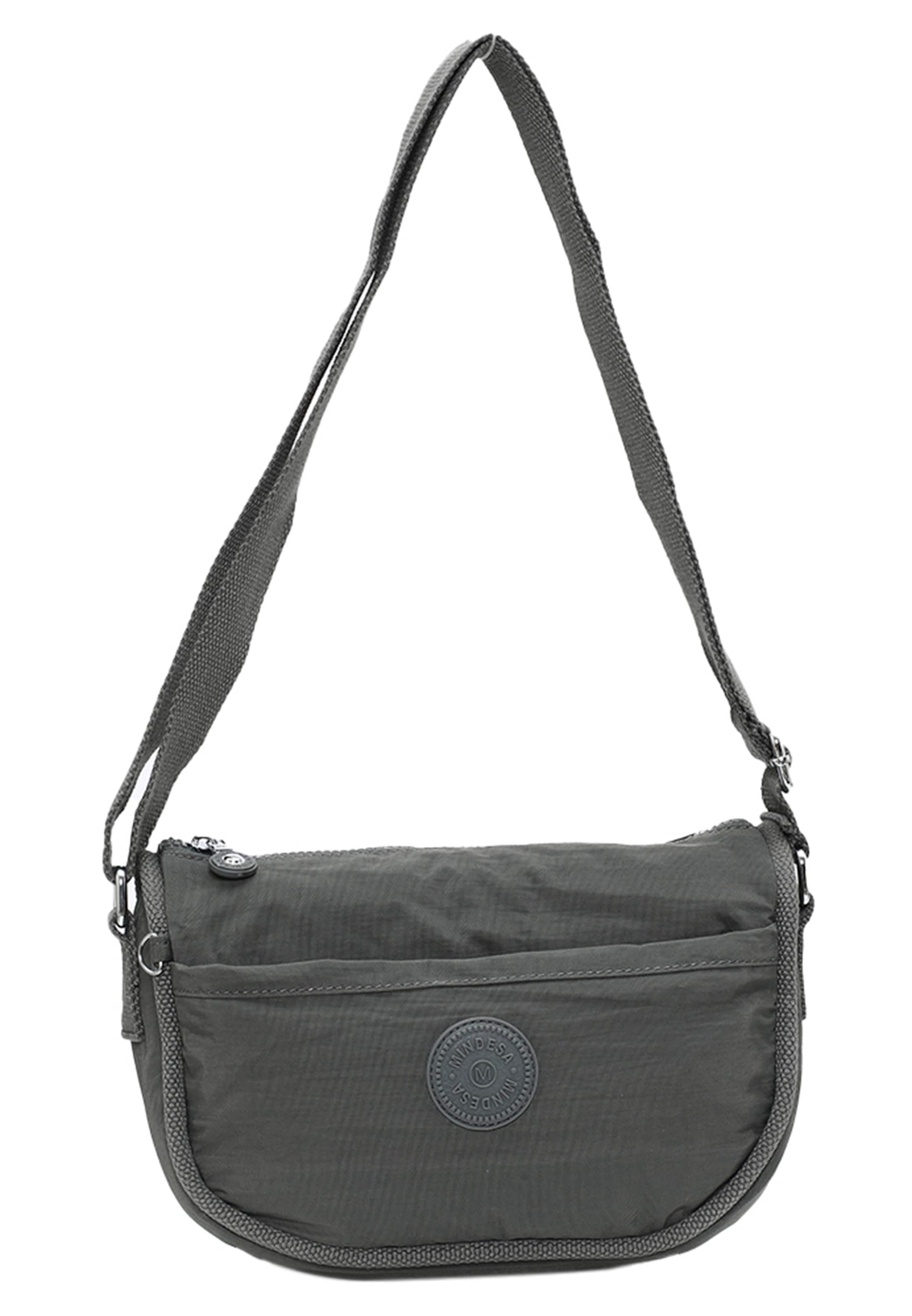 Mindesa Umhängetasche in Grau: Vorderseite