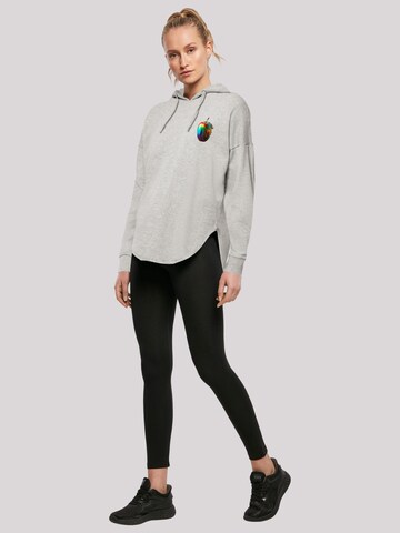 F4NT4STIC Sweatshirt 'Colorfood Collection - Rainbow Apple' in Grijs