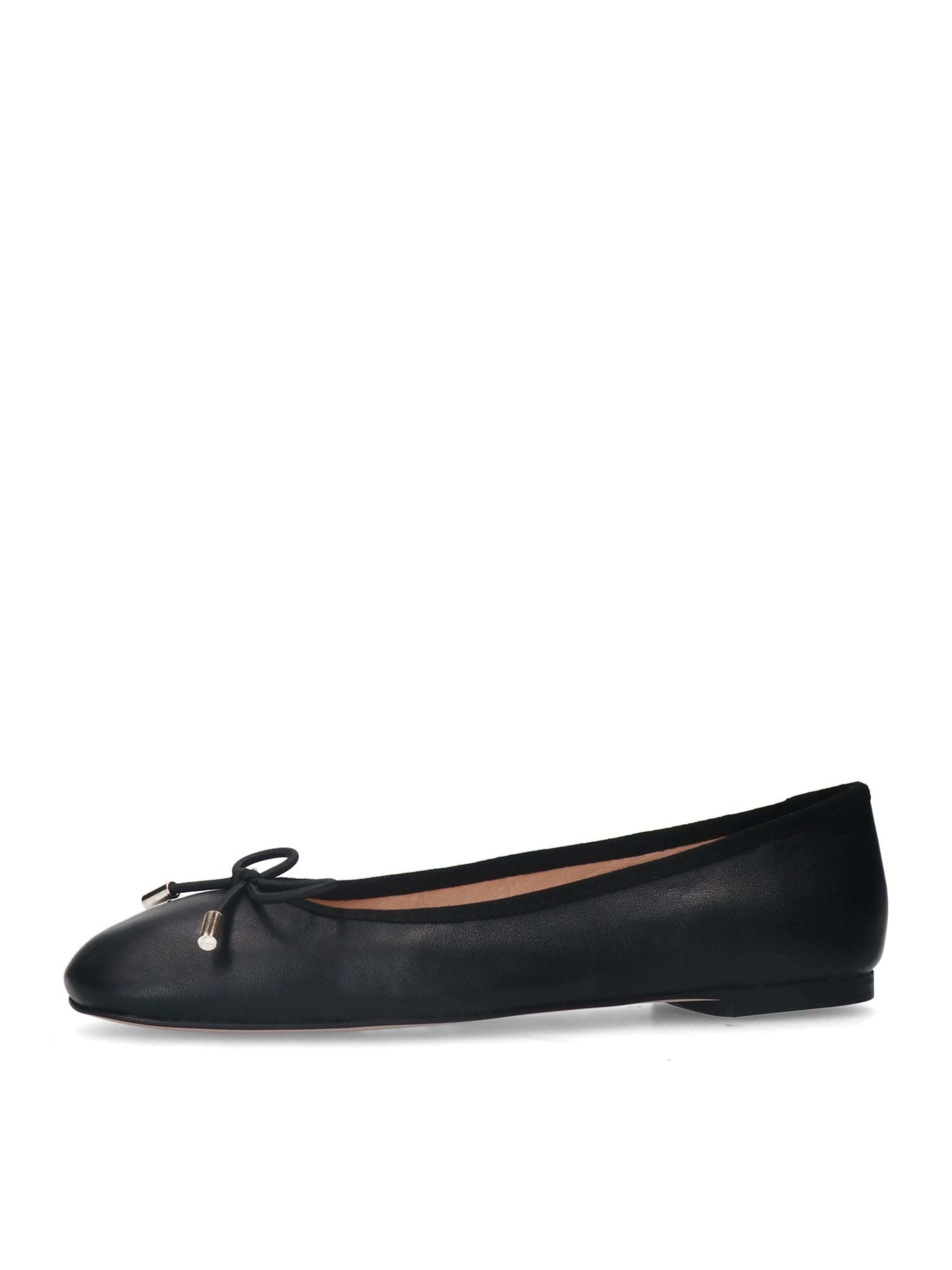 MANFIELD Ballerina in Schwarz: Vorderseite