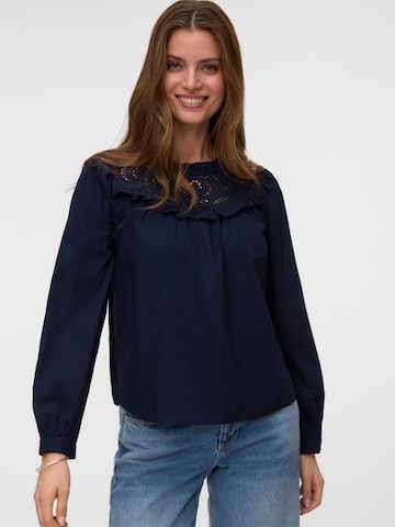 VERO MODA Blouse 'VMJasmin' in Blauw: voorkant
