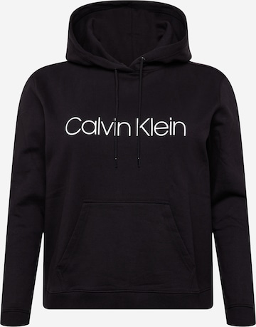 Sweat-shirt Calvin Klein Curve en noir : devant