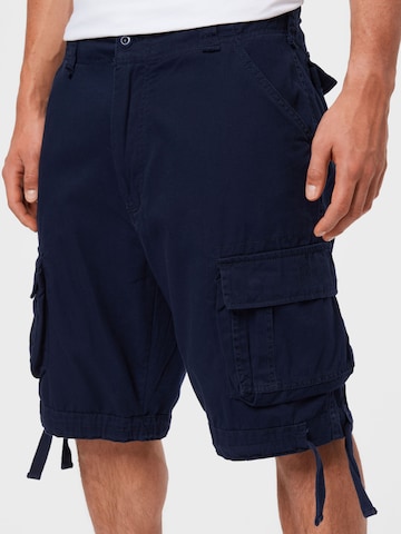 Regular Pantalon cargo Brandit en bleu