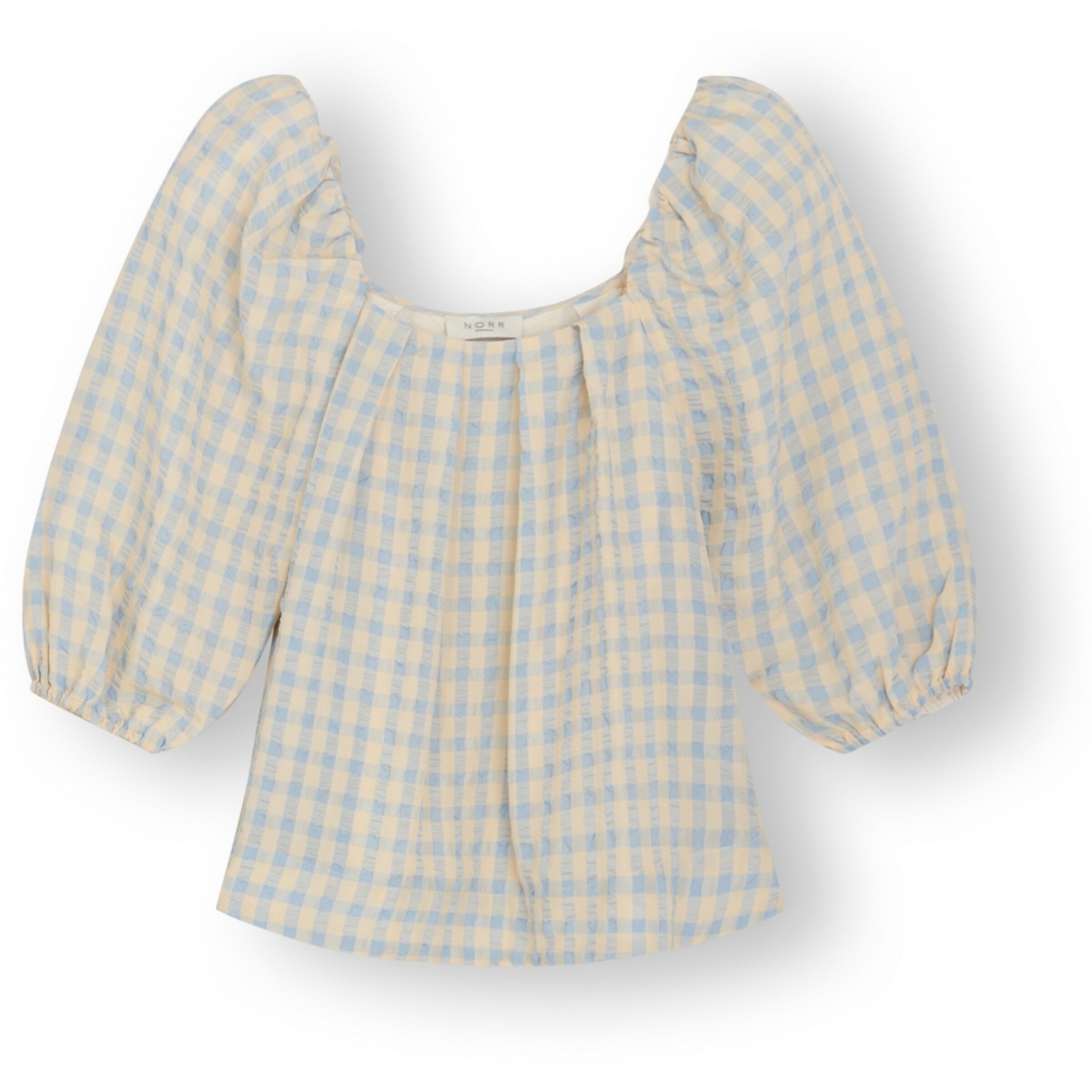 NORR Blouse 'Soffio' in Blauw: voorkant