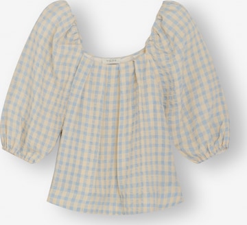 NORR Blouse 'Soffio' in Blauw: voorkant