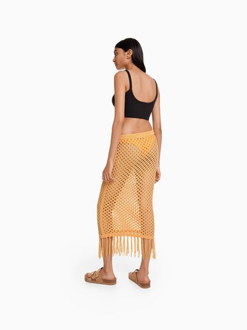 Bershka Skirt in Orange