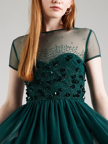 LACE & BEADS - Vestido de festa 'Dina' em verde