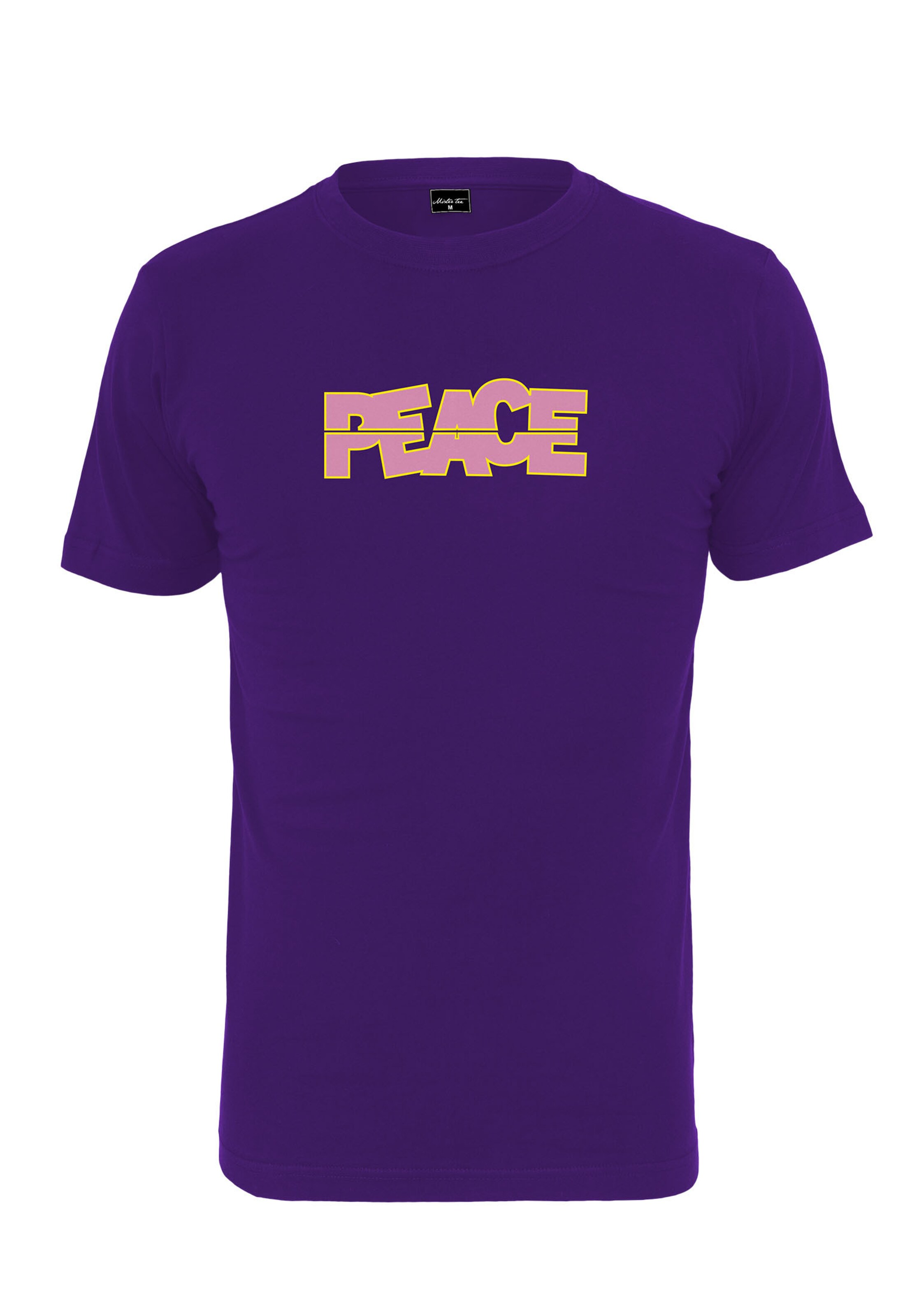 Merchcode Shirt 'Ladies Peace Tee' in XXL in Purple / Pink, Item view