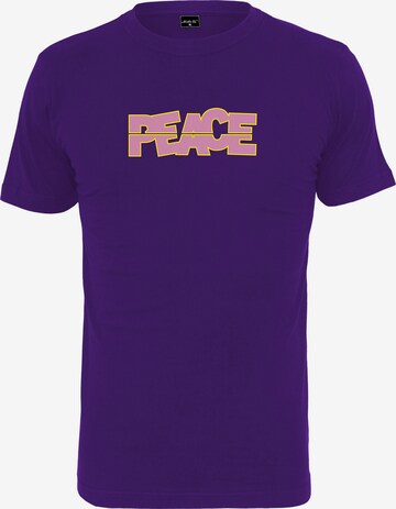 T-shirt 'Ladies Peace Tee' Merchcode en violet : devant