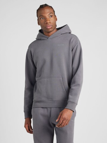 Sweat-shirt HOLLISTER en gris : devant