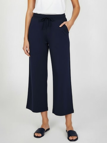 salzhaut Loosefit Broek 'Blühs' in Blauw: voorkant