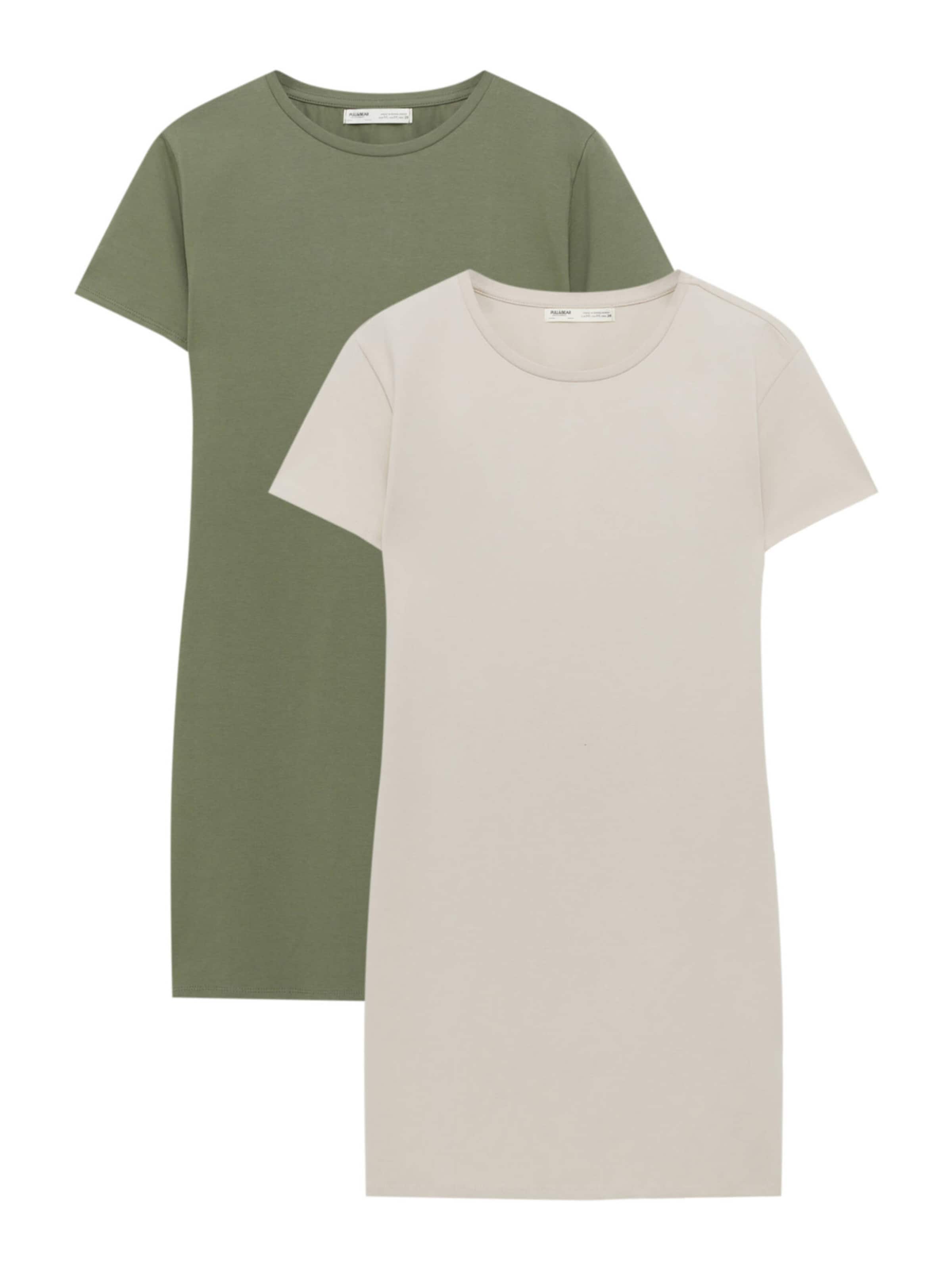 Robe Pull&Bear en beige : devant