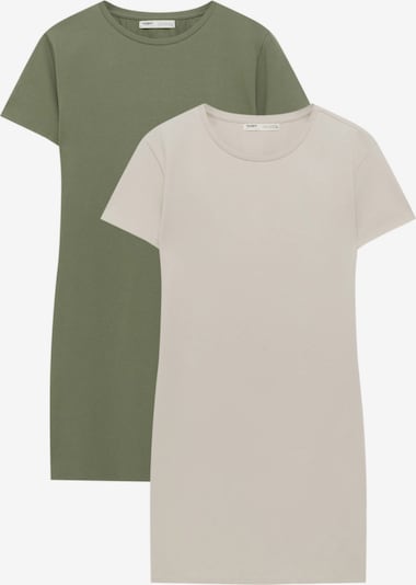 Pull&Bear Klänning i beige / khaki, Produktvy