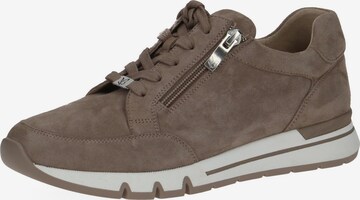 CAPRICE Athletic Lace-Up Shoes in Brown: front