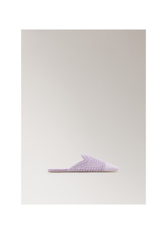MANGO Slipper 'Mauk' in Lila
