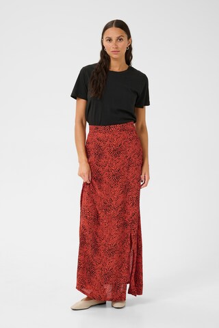 Kaffe Skirt in Red
