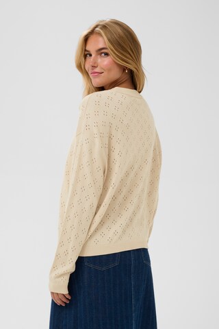 Pull-over 'OlineSZ' SAINT TROPEZ en beige