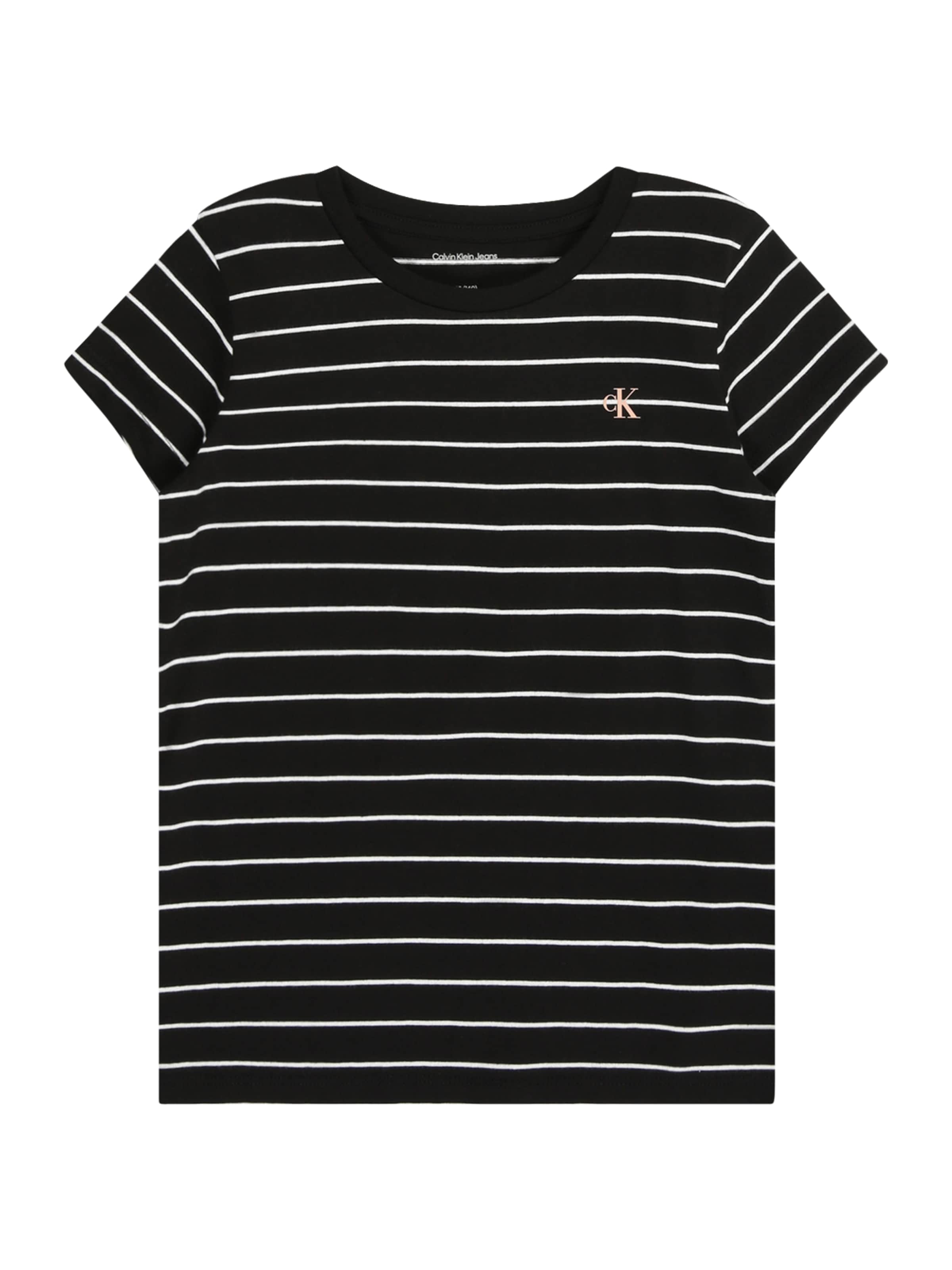 Calvin Klein Jeans T-shirt i svart: framsida