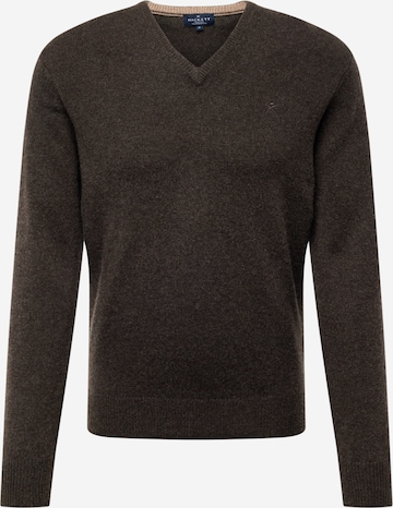 Hackett London Sweater in Brown: front