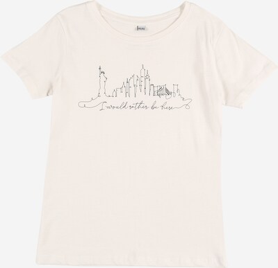 Mister Tee Kids T-Shirt 'Want To Be Here' in schwarz / weiß, Produktansicht