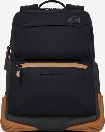 Piquadro Rucksack 'Corner ' in Schwarz: predná strana