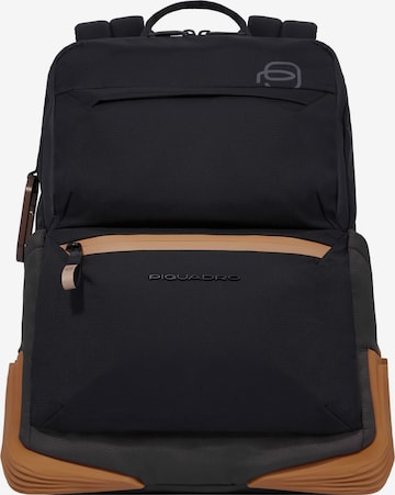 Piquadro Backpack 'Corner ' in Black: front