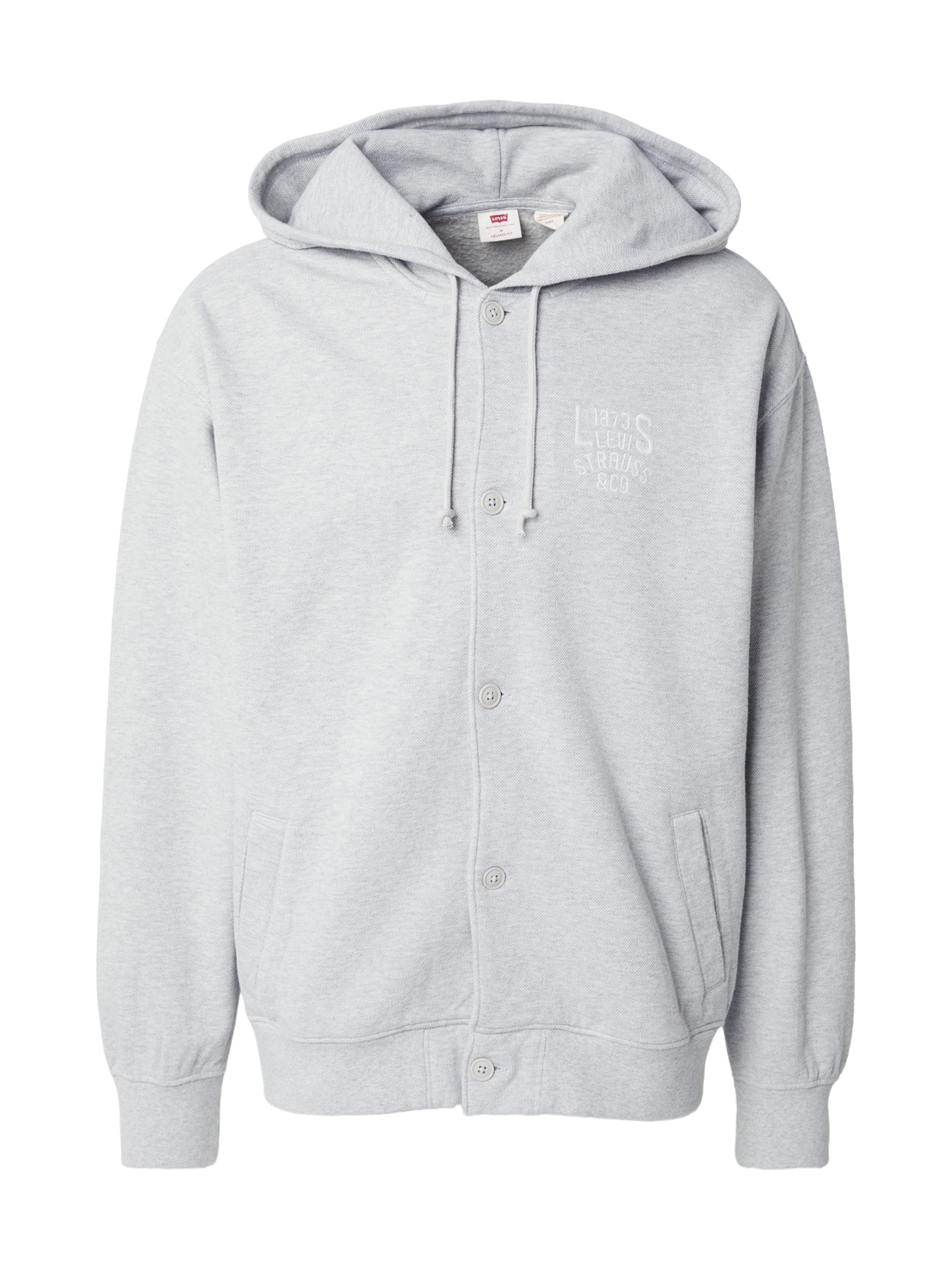 LEVI'S ® Sweatjacka i grå: framsida