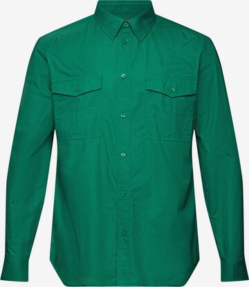 ESPRIT Overhemd in Groen: voorkant