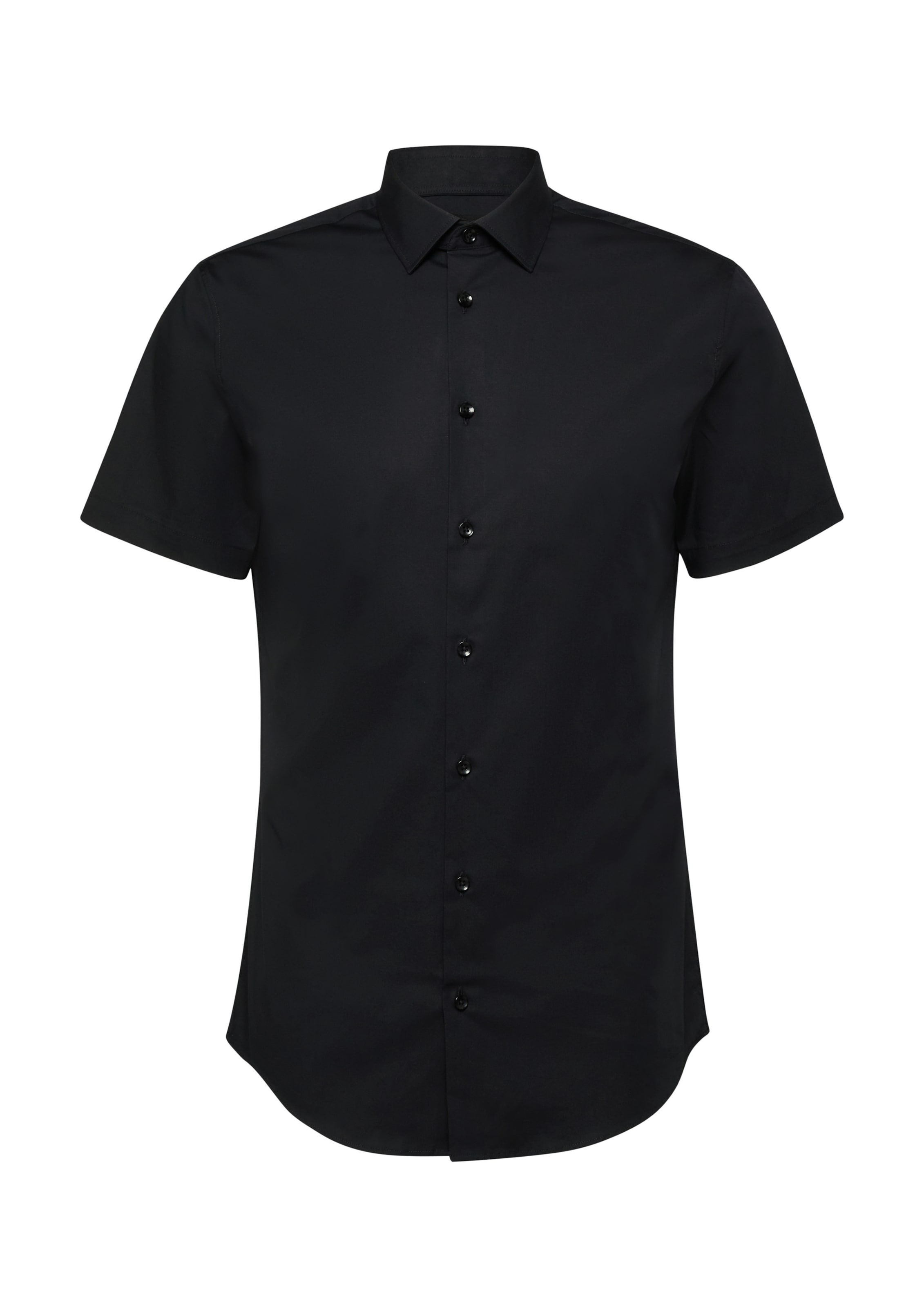 s.Oliver Button Up Shirt in Black: front