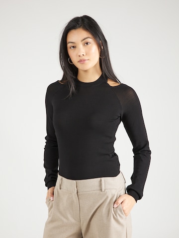 rosemunde - Pullover em preto: frente