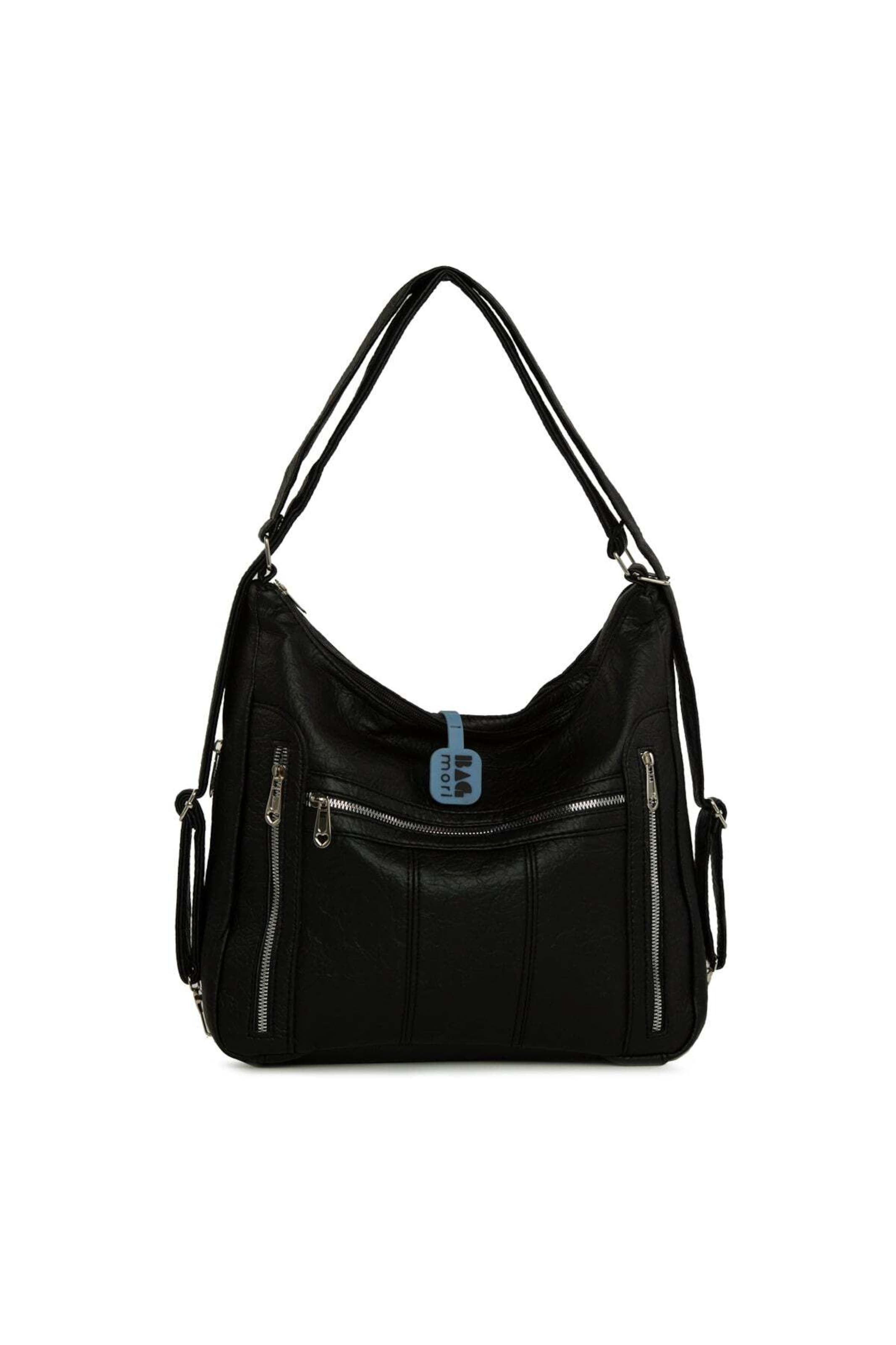 Bagmori - Mala de ombro em preto: frente