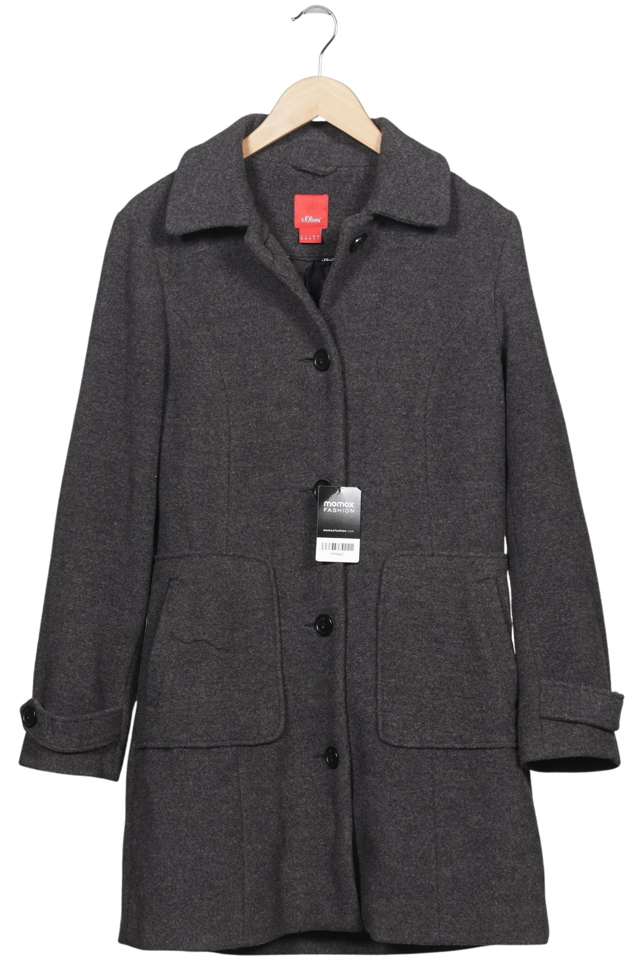 s.Oliver Jacket & Coat in M in Grey: front