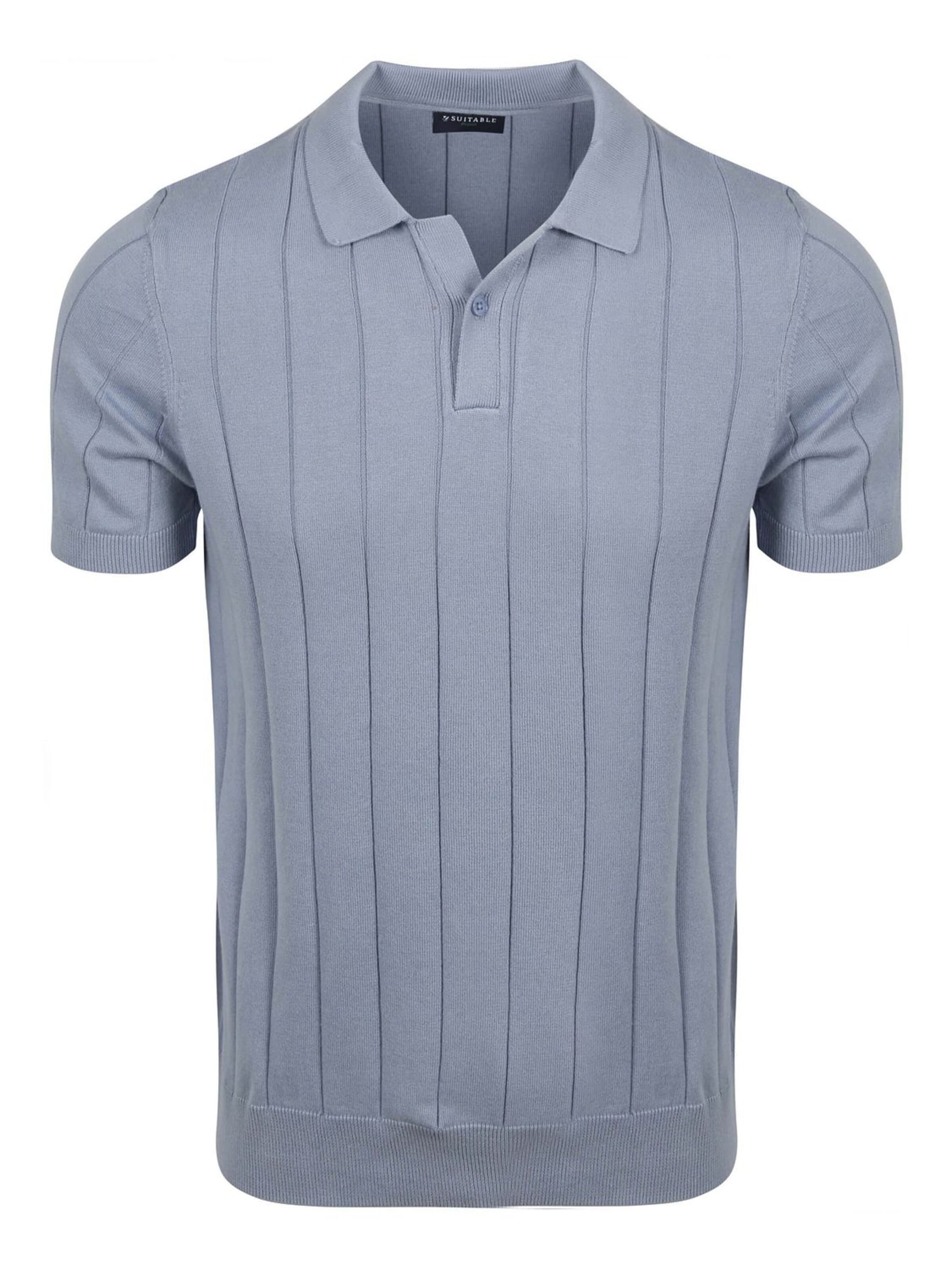Suitable Shirt 'Drop Needle' in XXL in de kleur Blauw, Productweergave