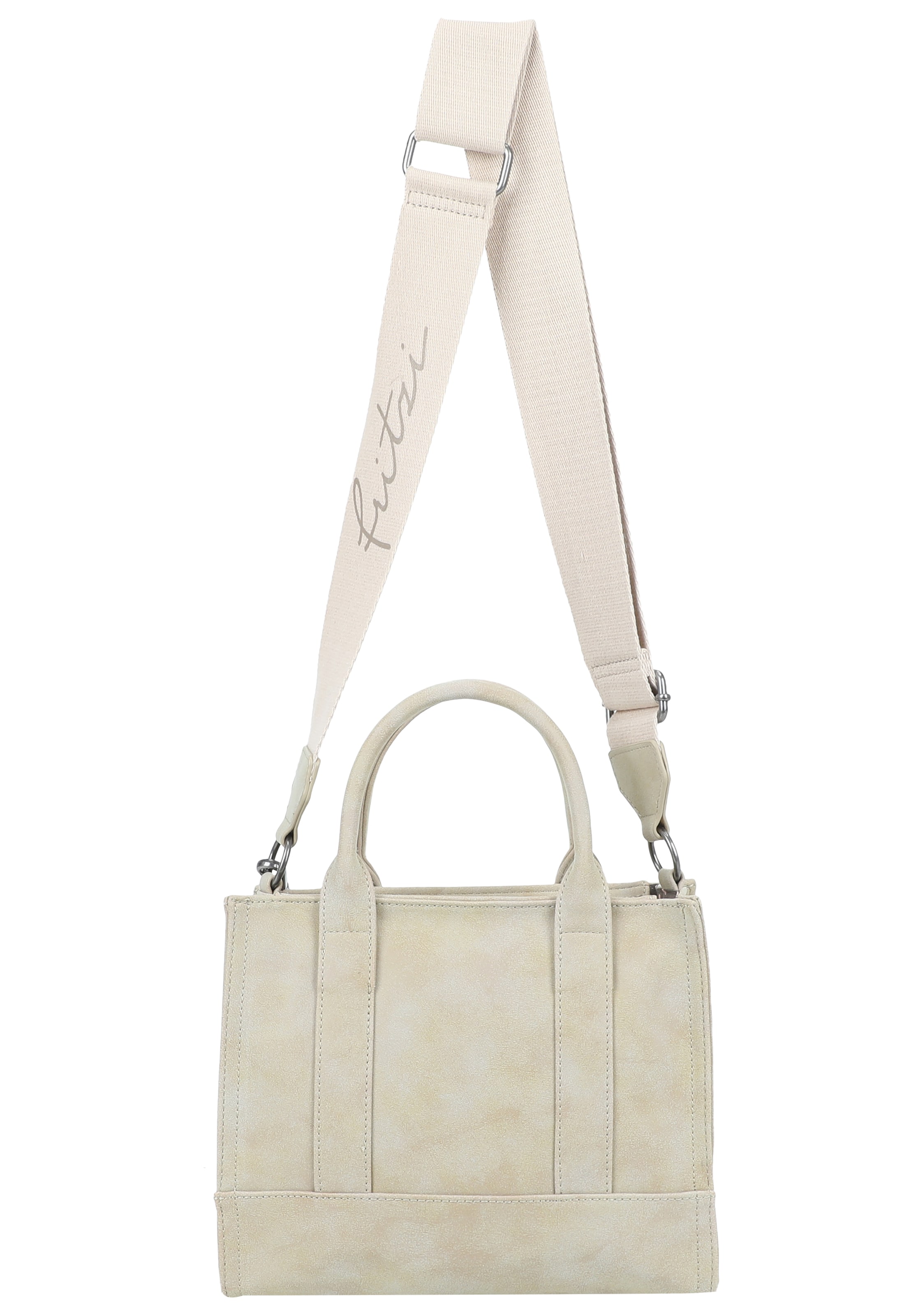 Fritzi aus Preußen Handbag 'Fritzi SquareN' in Beige