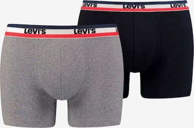 LEVI'S ® Bokserishortsit koossa S värissä harmaa / musta, Tuotenäkymä